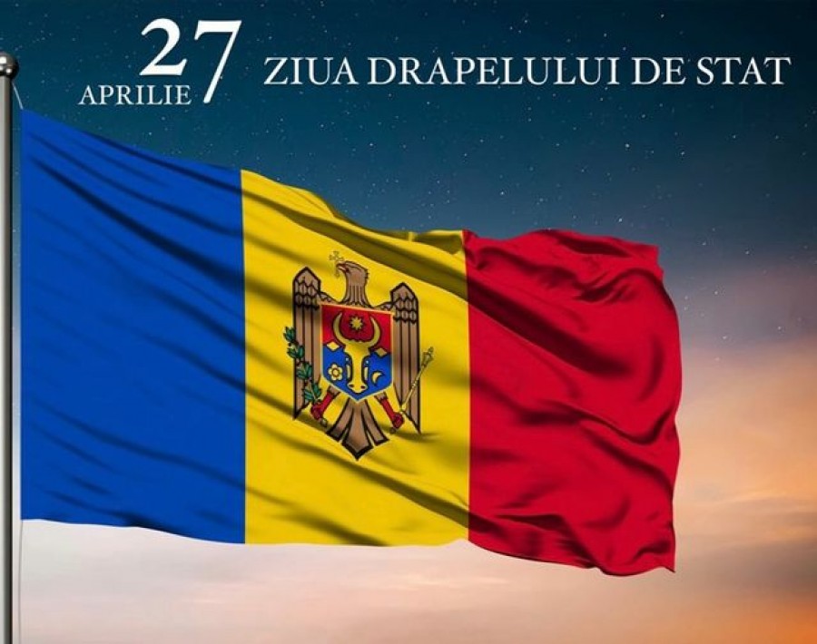 La mulți ani, drapelul Republicii Moldova!