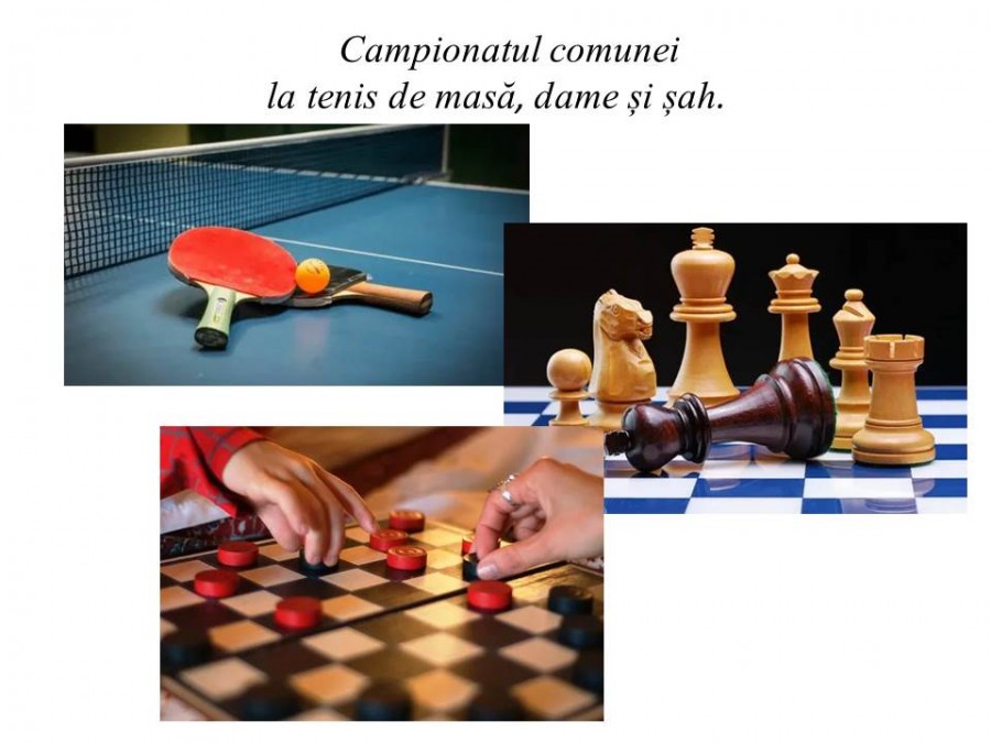 Campionatul comunei la Șah / Dame și Tenis de masă