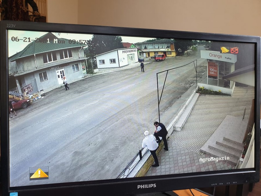 Sistem de supraveghere în localitate.