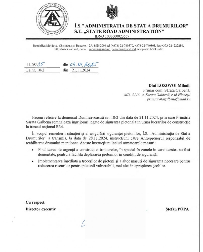 Siguranța pietonală. 