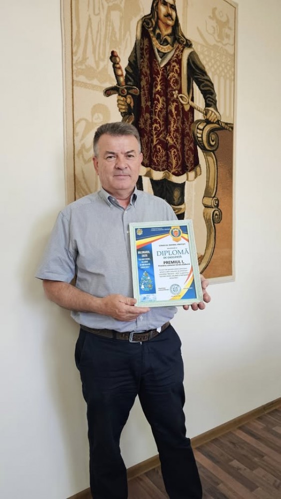 Premiul I pentru Primăria comunei Sărata Galbenă la acțiunile de salubrizare “Bilunarul–2025”!